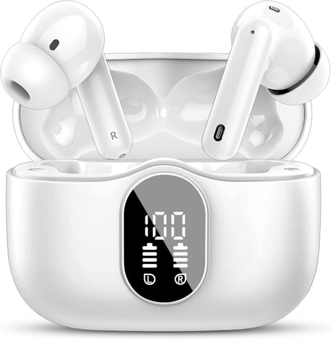Wireless Earbuds, Bluetooth 5.4 Headphones Bass Stereo, Ear Buds with