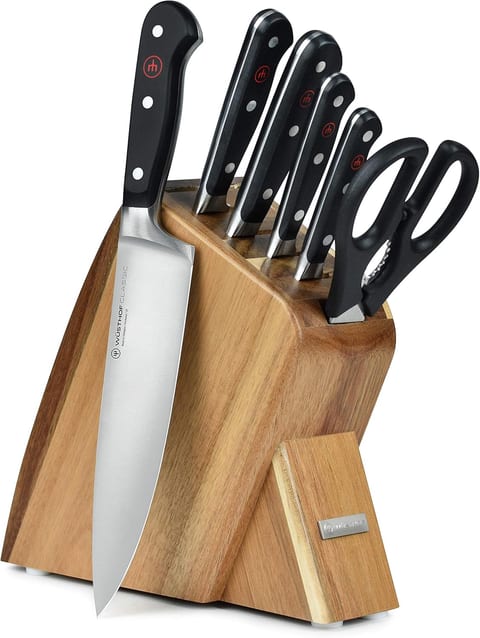 Wusthof Classic 7-Piece Slim Knife Block Set