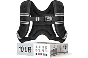 Zeerun Weighted Vest, 6lb/8lb/10lb/12lb/15lb/18lb/20lb/24lb/30lb for